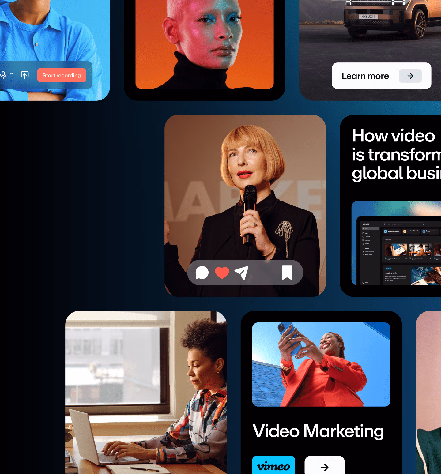 Social media design and content